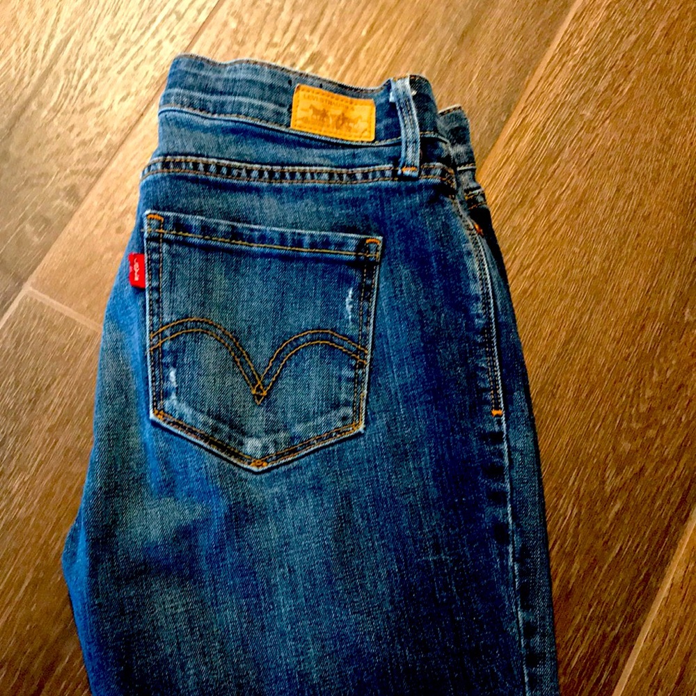 Levi’s 525 straight leg stretch jeans